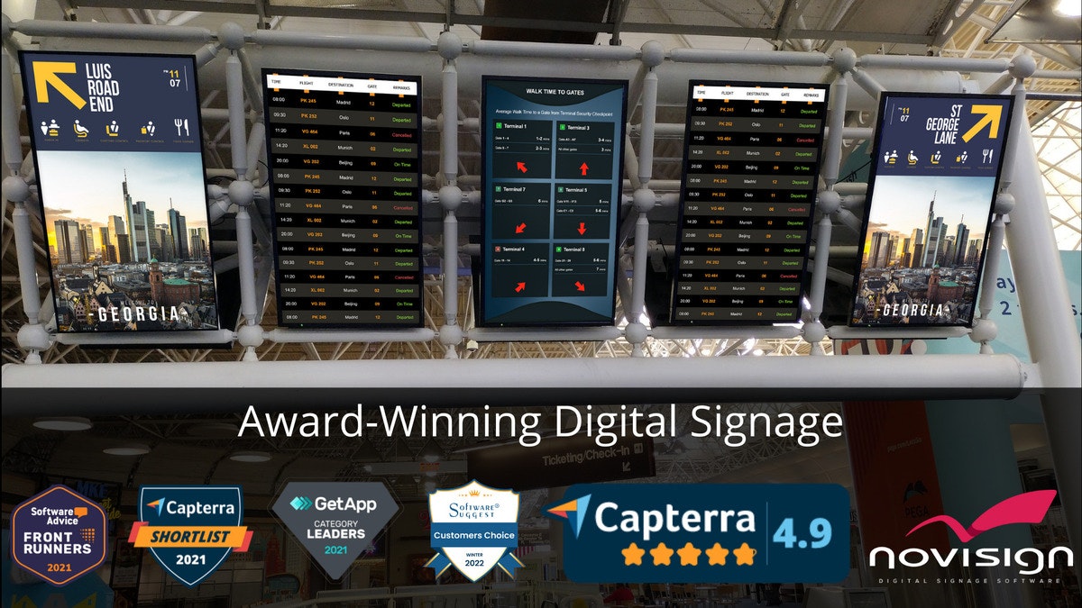 NoviSign Award-Winning Digital Signage image