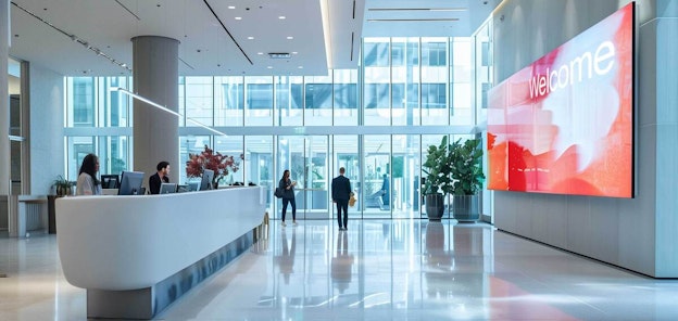 Philips Unite LED 5000 Series Panel (Corp. reception) 2 philips unite led 5000 series panel corp