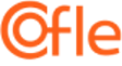 The logo of the customer "Cofle". The color is orange.